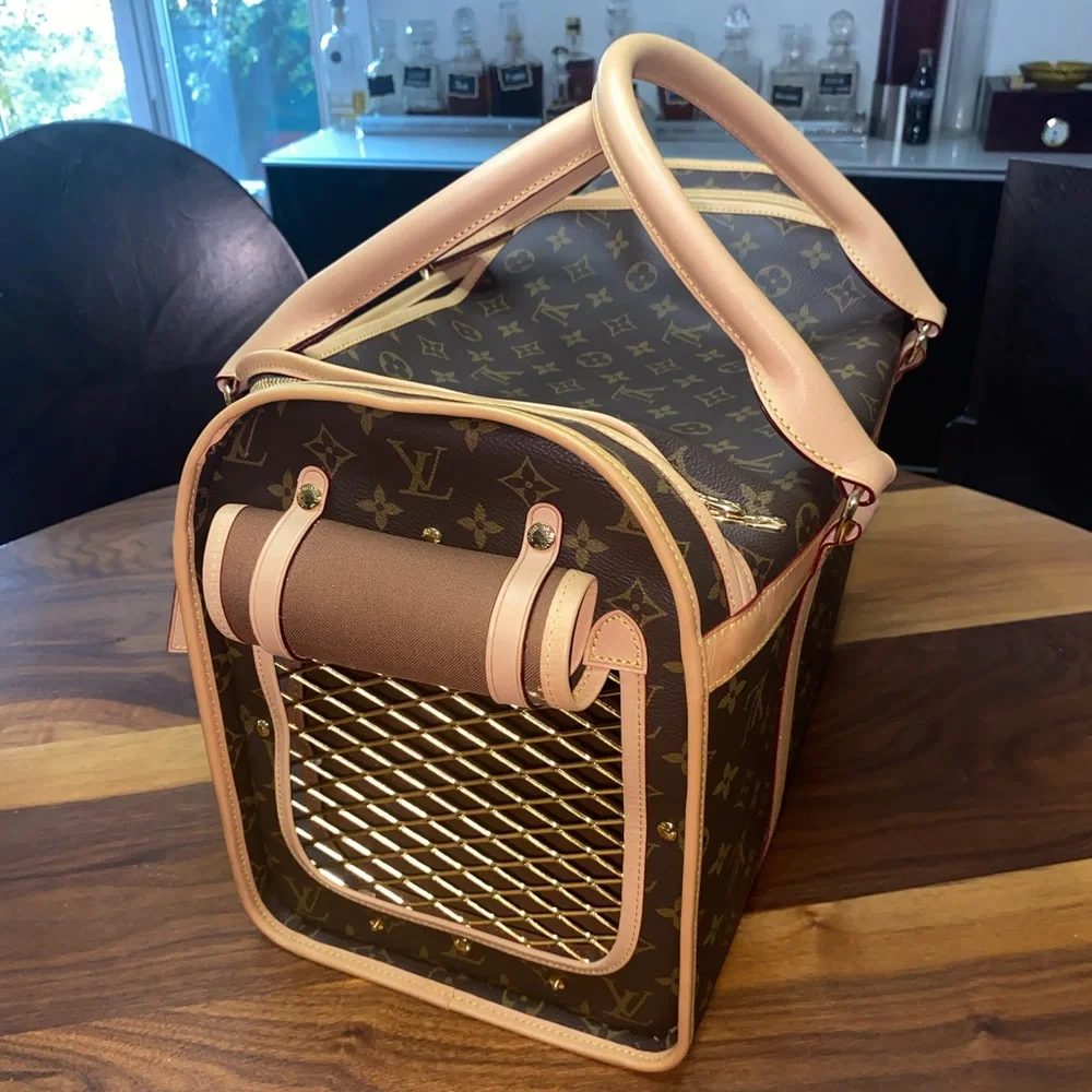 Louis Vuitton small dog carrier